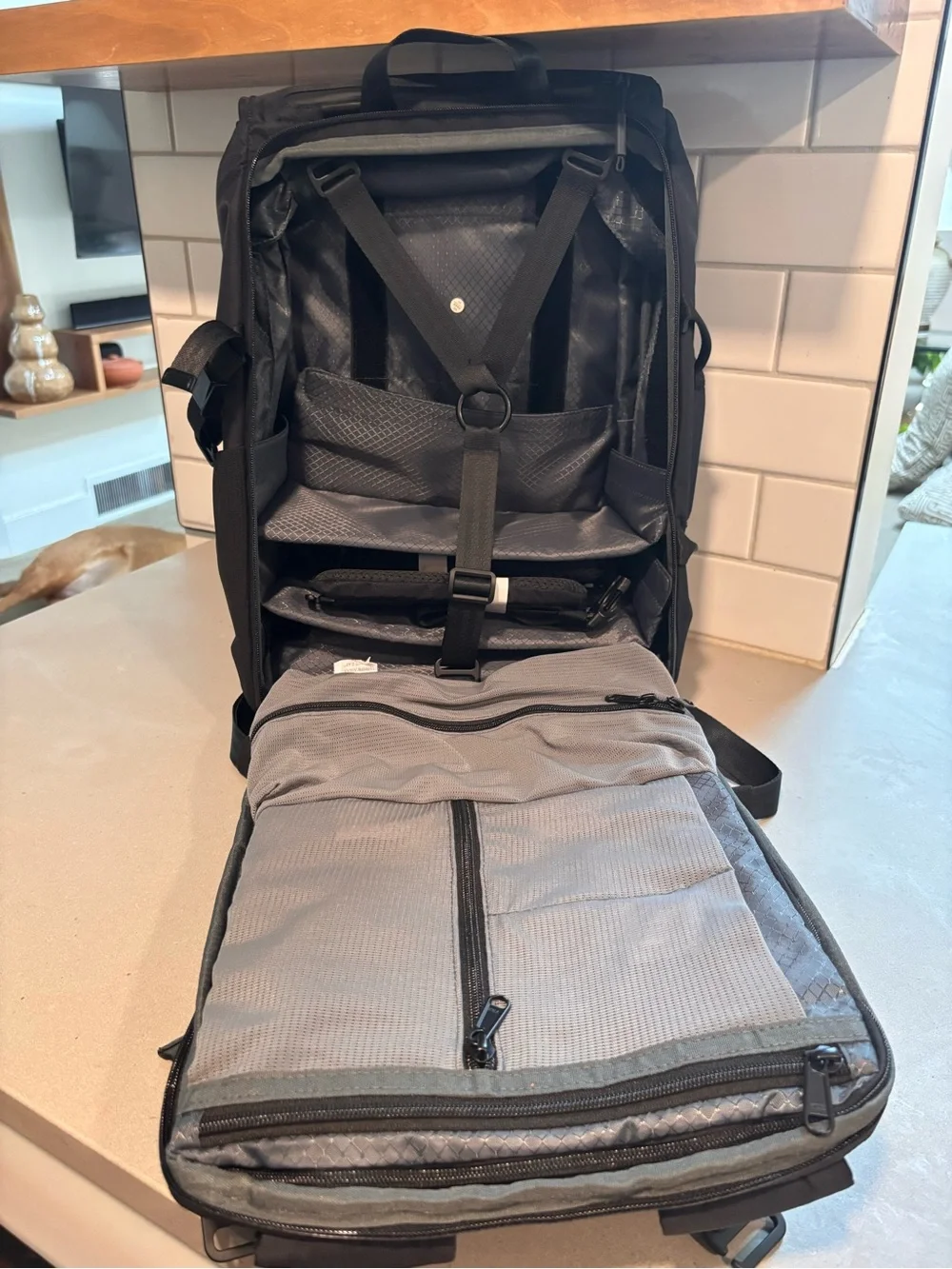 Simp Design Flexy Pro Travel Backpack — BLACK | NWT